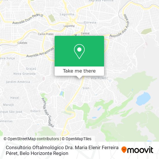 Consultório Oftalmológico Dra. Maria Elenir Ferreira Péret map