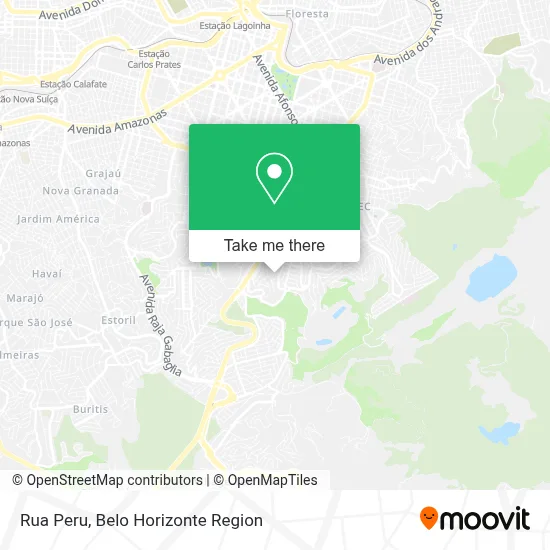 Rua Peru map