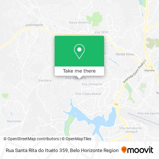 Rua Santa Rita do Ituéto 359 map