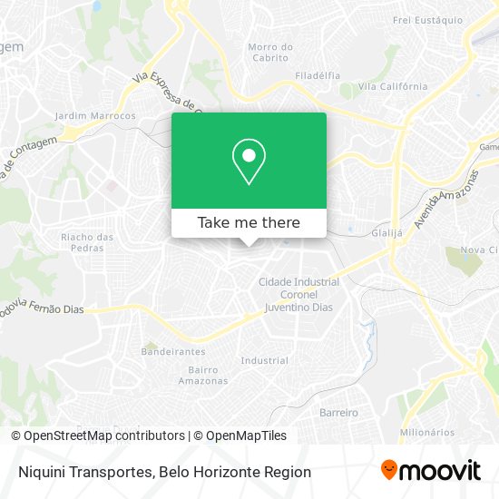 Mapa Niquini Transportes