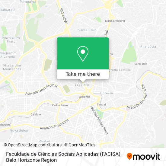 Faculdade de Ciências Sociais Aplicadas (FACISA) map