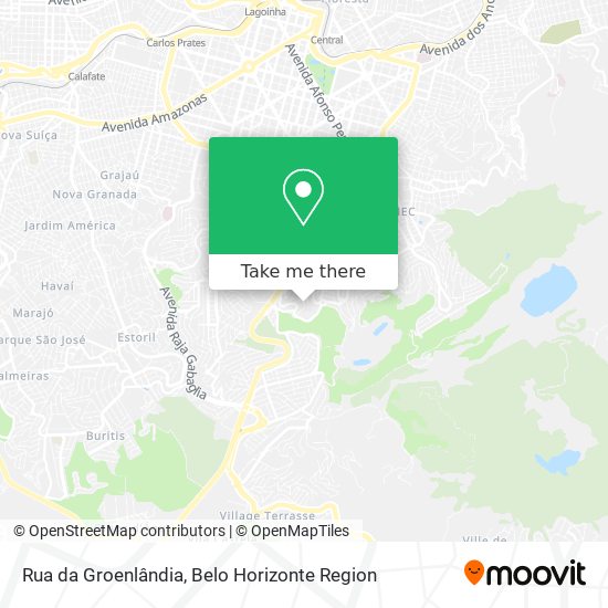 Rua da Groenlândia map