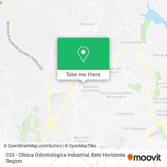 COI - Clínica Odontológica Industrial map