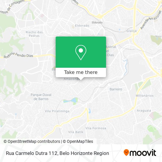 Rua Carmelo Dutra 112 map