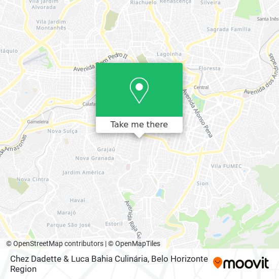 Chez Dadette & Luca Bahia Culinária map