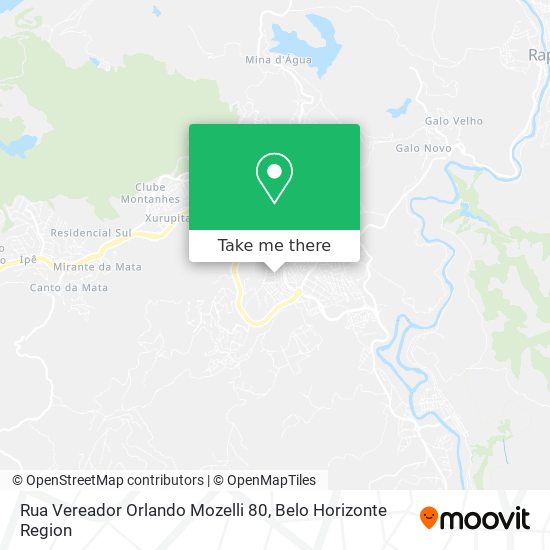 Rua Vereador Orlando Mozelli 80 map