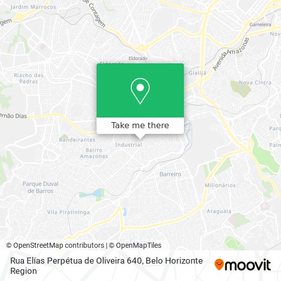 Rua Elías Perpétua de Oliveira 640 map