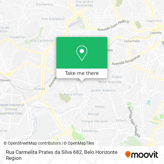 Mapa Rua Carmelita Prates da Silva 682