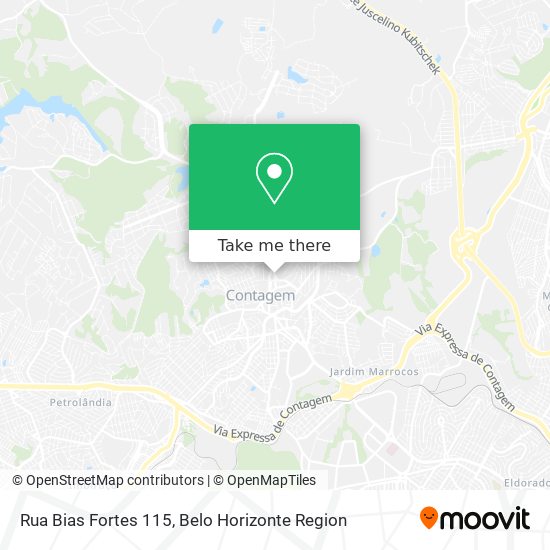 Rua Bias Fortes 115 map