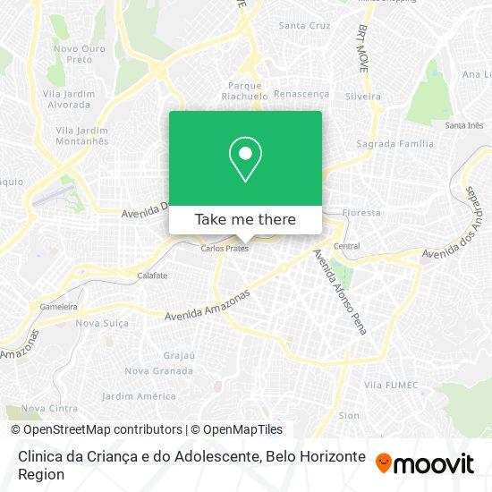 Clinica da Criança e do Adolescente map