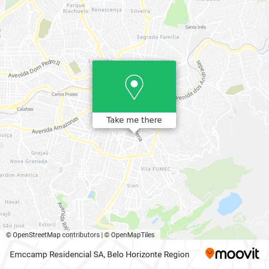 Mapa Emccamp Residencial SA