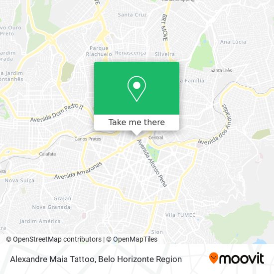 Alexandre Maia Tattoo map