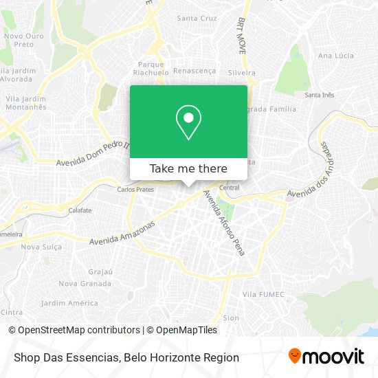 Shop Das Essencias map