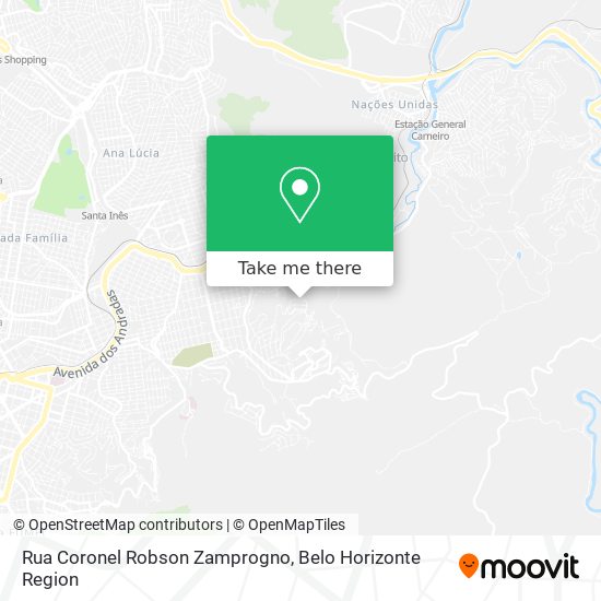 Rua Coronel Robson Zamprogno map