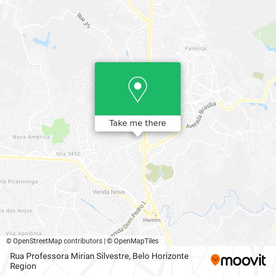 Rua Professora Mirian Silvestre map