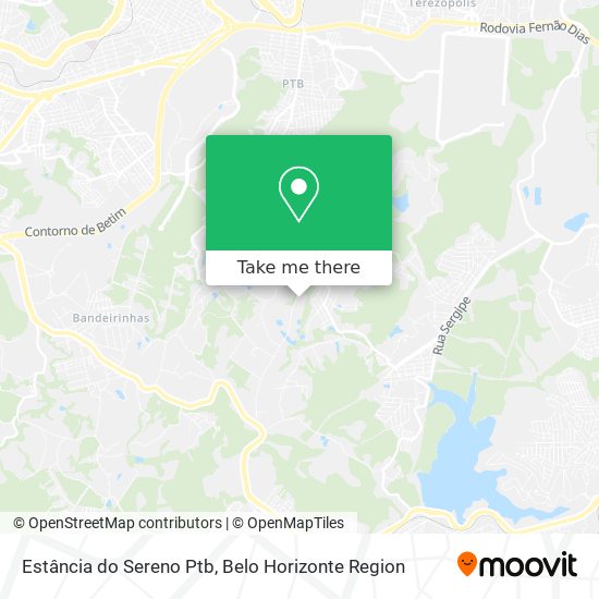 Estância do Sereno Ptb map