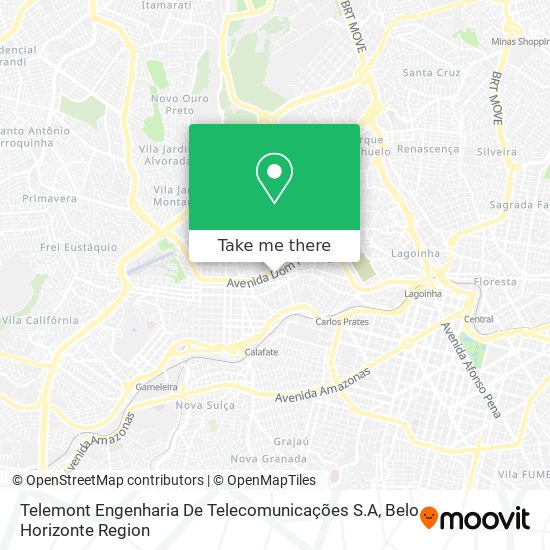 Telemont Engenharia De Telecomunicações S.A map