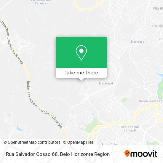 Rua Salvador Cosso 68 map