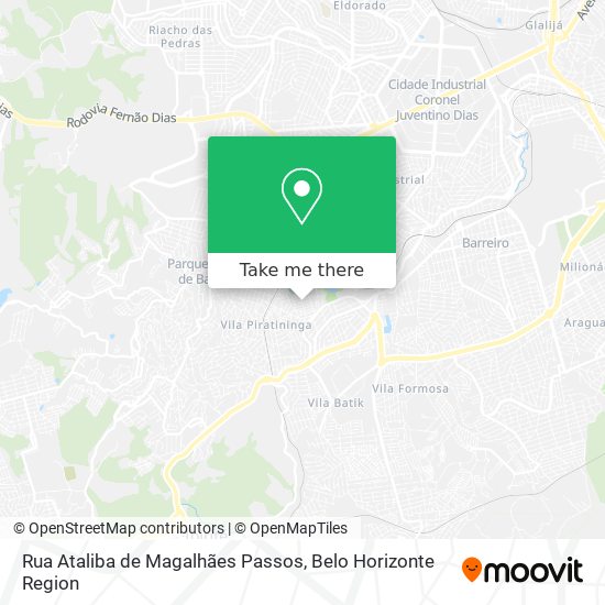 Rua Ataliba de Magalhães Passos map