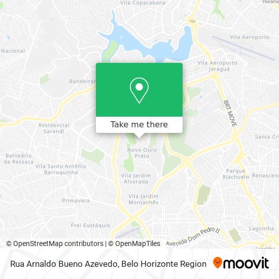 Mapa Rua Arnaldo Bueno Azevedo