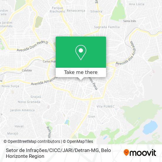 Setor de Infrações / CICC / JARI / Detran-MG map