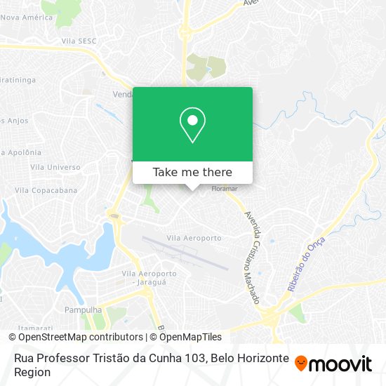 Mapa Rua Professor Tristão da Cunha 103