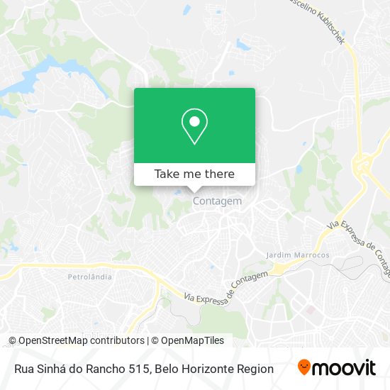 Rua Sinhá do Rancho 515 map