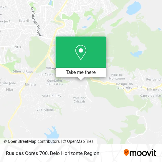 Rua das Cores 700 map