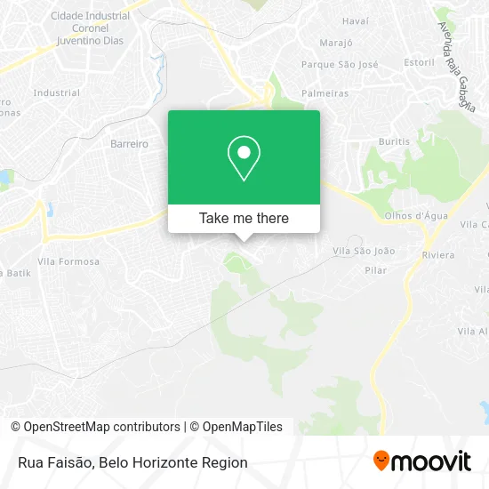 Rua Faisão map