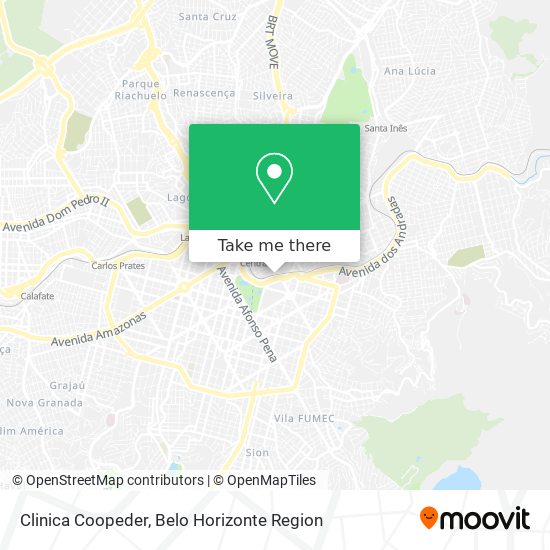 Clinica Coopeder map