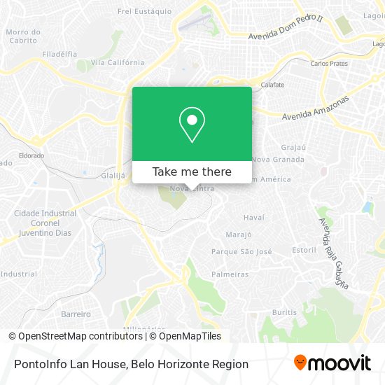 PontoInfo Lan House map