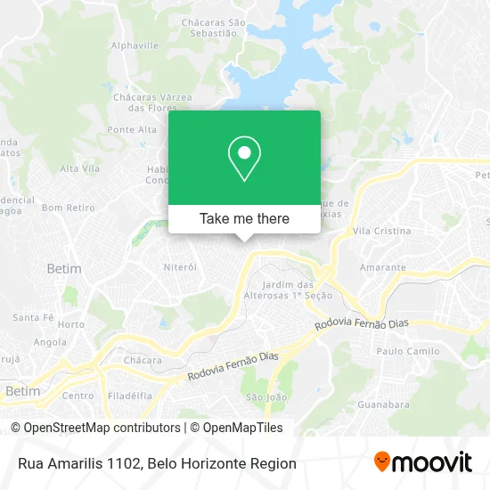Rua Amarilis 1102 map