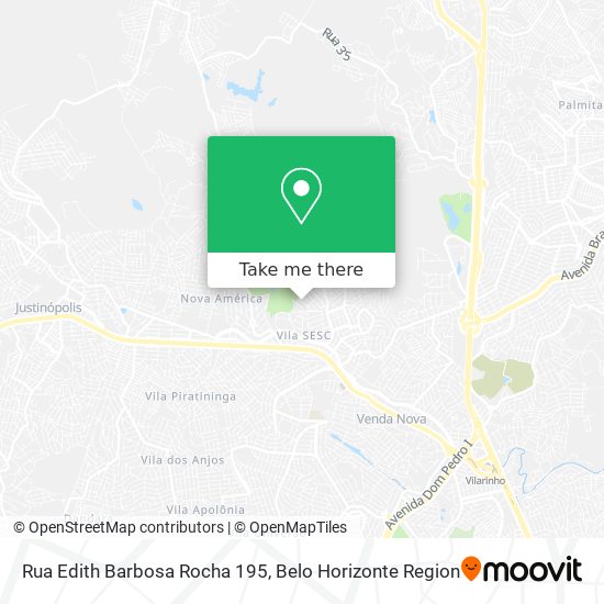 Rua Edith Barbosa Rocha 195 map