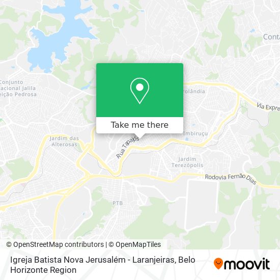 Igreja Batista Nova Jerusalém - Laranjeiras map