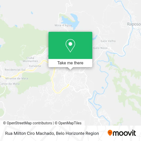Rua Milton Ciro Machado map