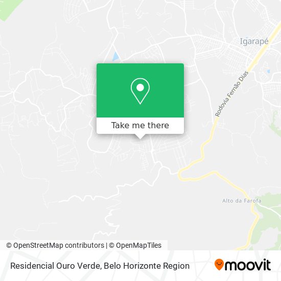 Residencial Ouro Verde map