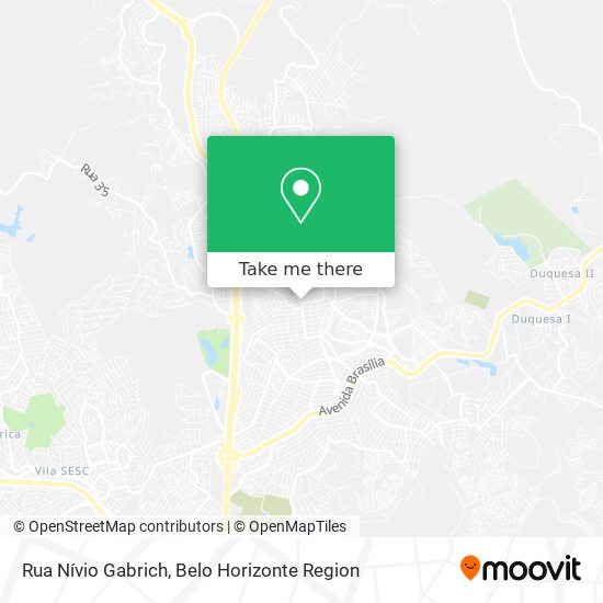 Rua Nívio Gabrich map