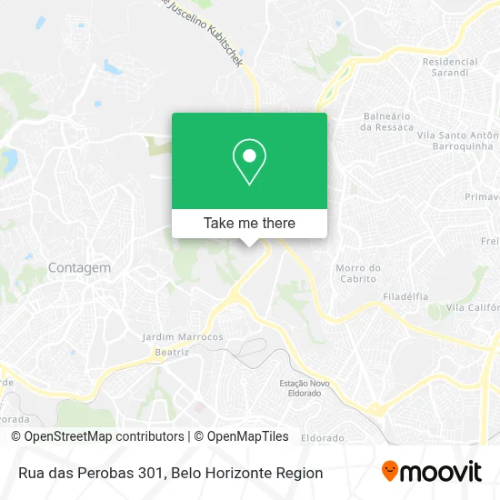 Rua das Perobas 301 map