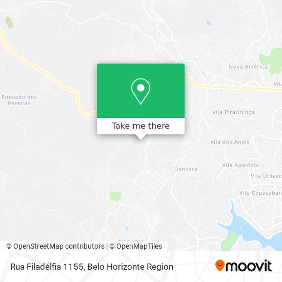 Rua Filadélfia 1155 map