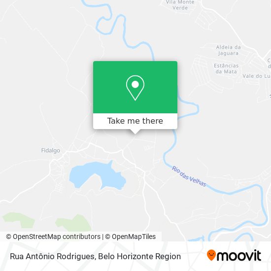 Rua Antônio Rodrigues map