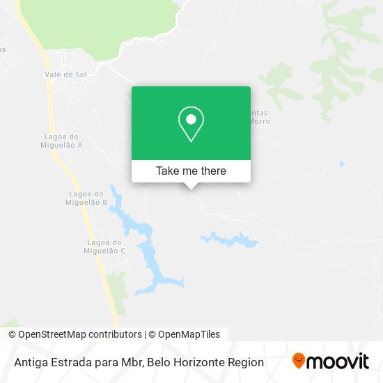 Antiga Estrada para Mbr map