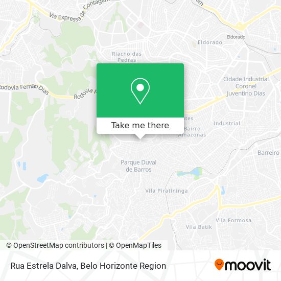 Rua Estrela Dalva map