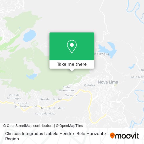 Clinicas Integradas Izabela Hendrix map