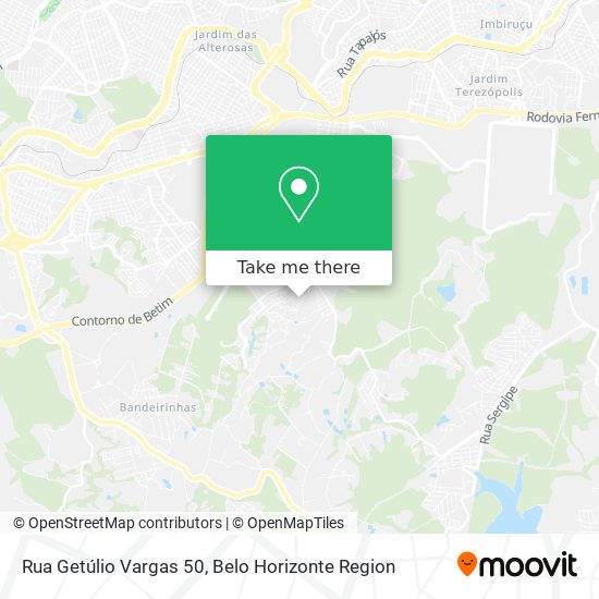 Rua Getúlio Vargas 50 map