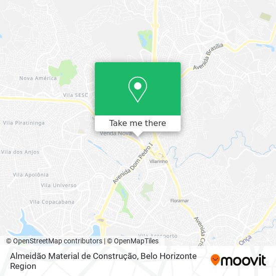 Almeidão Material de Construção map