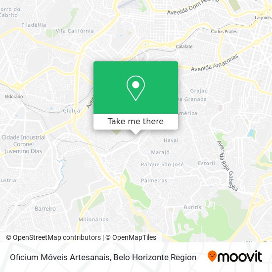 Oficium Móveis Artesanais map
