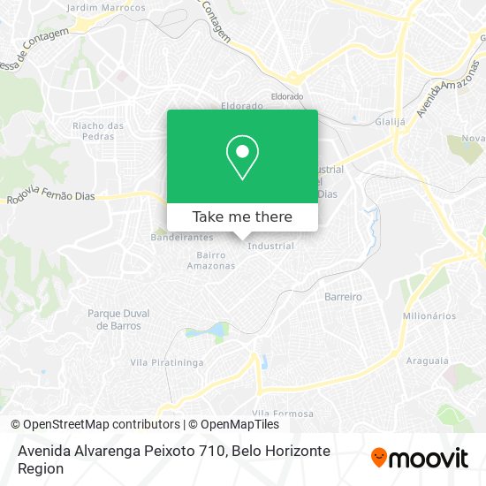 Avenida Alvarenga Peixoto 710 map