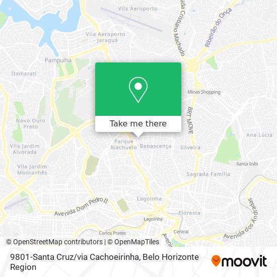 Mapa 9801-Santa Cruz / via Cachoeirinha