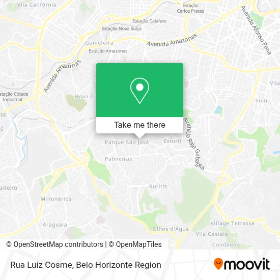 Rua Luiz Cosme map