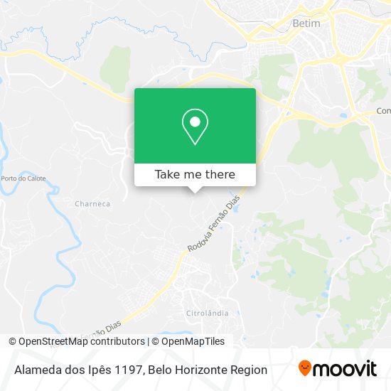 Alameda dos Ipês 1197 map